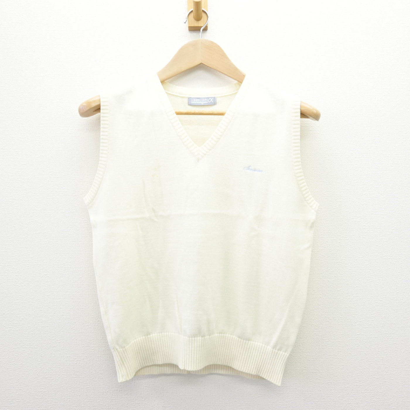 【中古】大阪府 千里青雲高等学校 女子制服 2点 (ニットベスト・スカート) sf111629