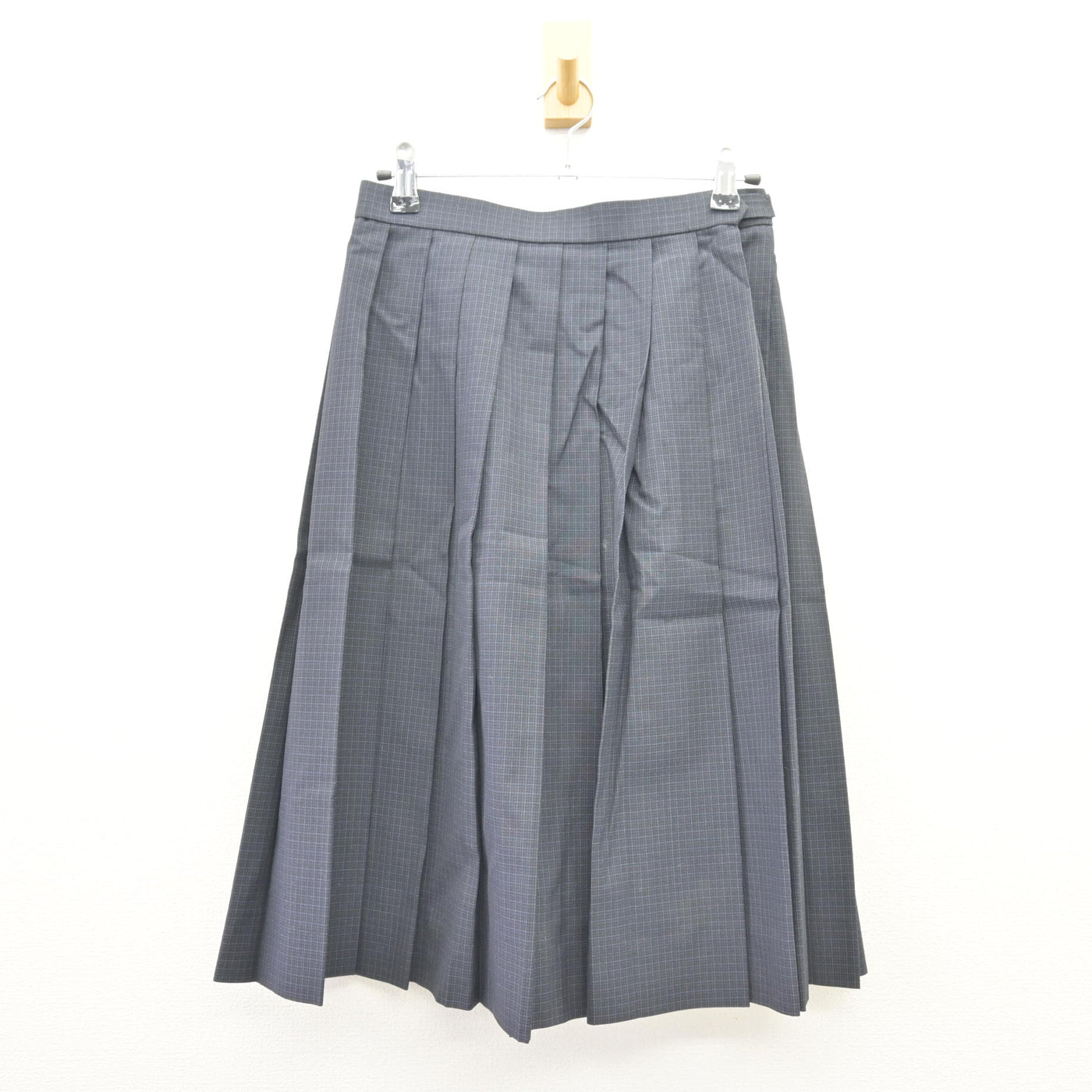 【中古】大阪府 千里青雲高等学校 女子制服 2点 (ニットベスト・スカート) sf111629