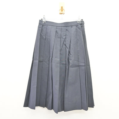 【中古】大阪府 千里青雲高等学校 女子制服 2点 (ニットベスト・スカート) sf111629