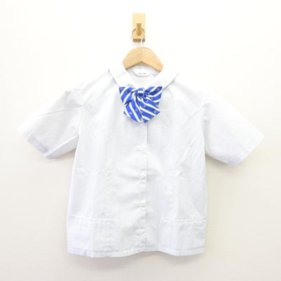 【中古】福島県 尚志高等学校 女子制服 2点 (シャツ・スカート) sf111634