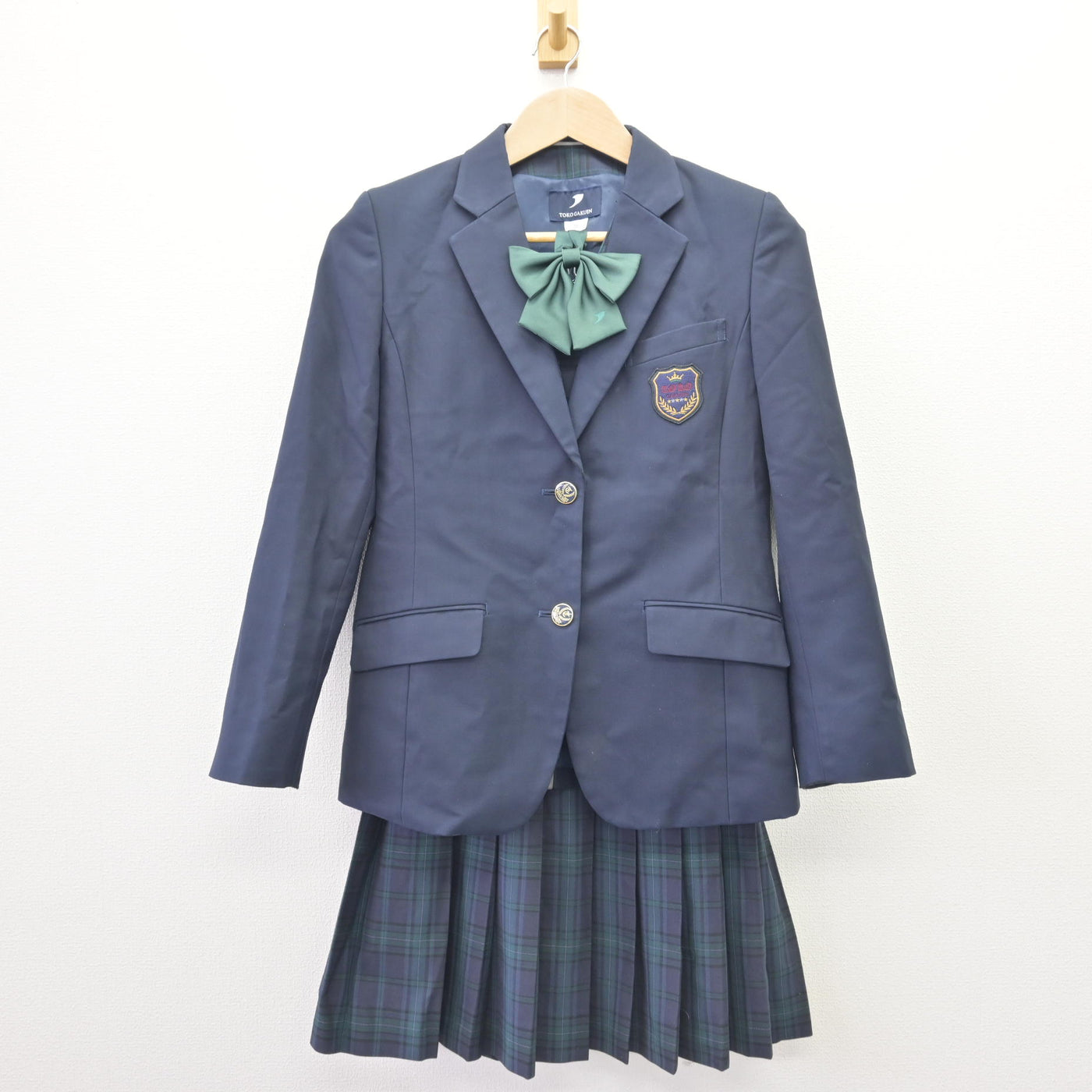 【中古】神奈川県 桐光学園中学校・高等学校 女子制服 4点 (ブレザー・ベスト・スカート) sf111637