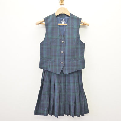 【中古】神奈川県 桐光学園中学校・高等学校 女子制服 4点 (ブレザー・ベスト・スカート) sf111637