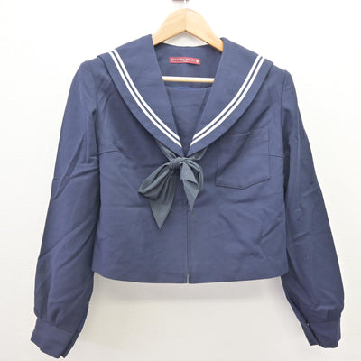 【中古】愛知県 御田中学校 女子制服 3点 (セーラー服・スカート) sf111696
