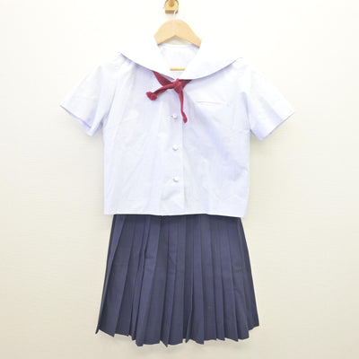 【中古】沖縄県 普天間高等学校 女子制服 3点 (セーラー服・スカート) sf111731