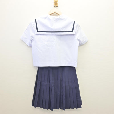 【中古】沖縄県 北谷中学校 女子制服 3点 (セーラー服・スカート) sf111733