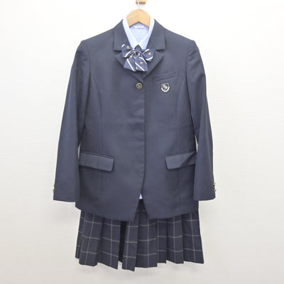 【中古】茨城県 高萩清松高等学校 女子制服 4点 (ブレザー・シャツ・スカート) sf111765