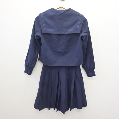 【中古】大阪府 高槻市立第二中学校/旧制服 女子制服 3点 (セーラー服・スカート) sf111768