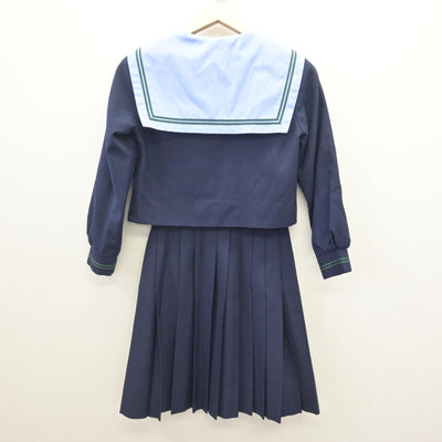 【中古】大阪府 盾津東中学校 女子制服 3点 (セーラー服・スカート・スカート) sf111780