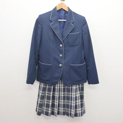 【中古】静岡県 沼津高等学校 女子制服 2点 (ブレザー・スカート) sf111797