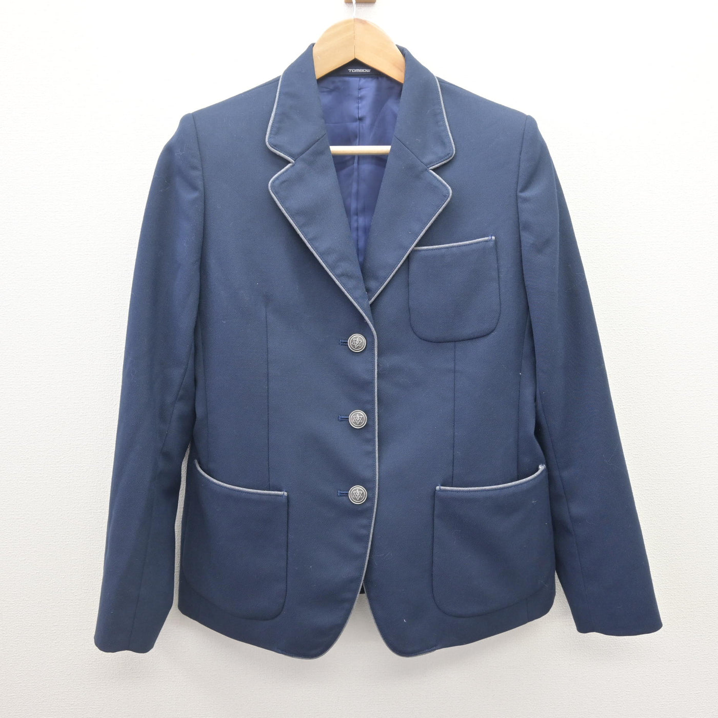 【中古】静岡県 沼津高等学校 女子制服 2点 (ブレザー・スカート) sf111797
