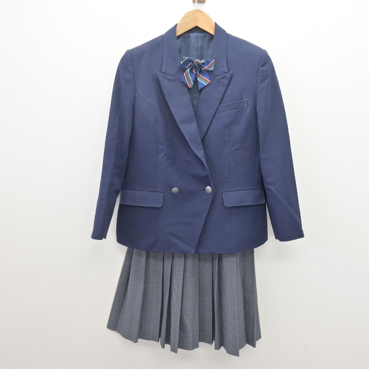 【中古】東京都 第三亀戸中学校 女子制服 3点 (ブレザー・スカート) sf111802