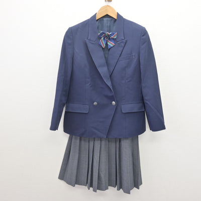 【中古】東京都 第三亀戸中学校 女子制服 3点 (ブレザー・スカート) sf111802