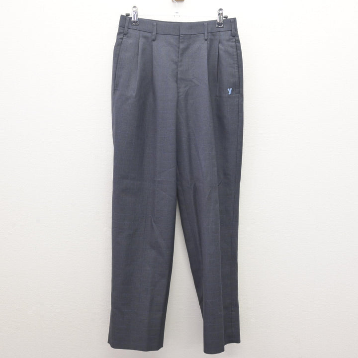 中古】神奈川県 吉田島高等学校 男子制服 3点 (シャツ・ズボン