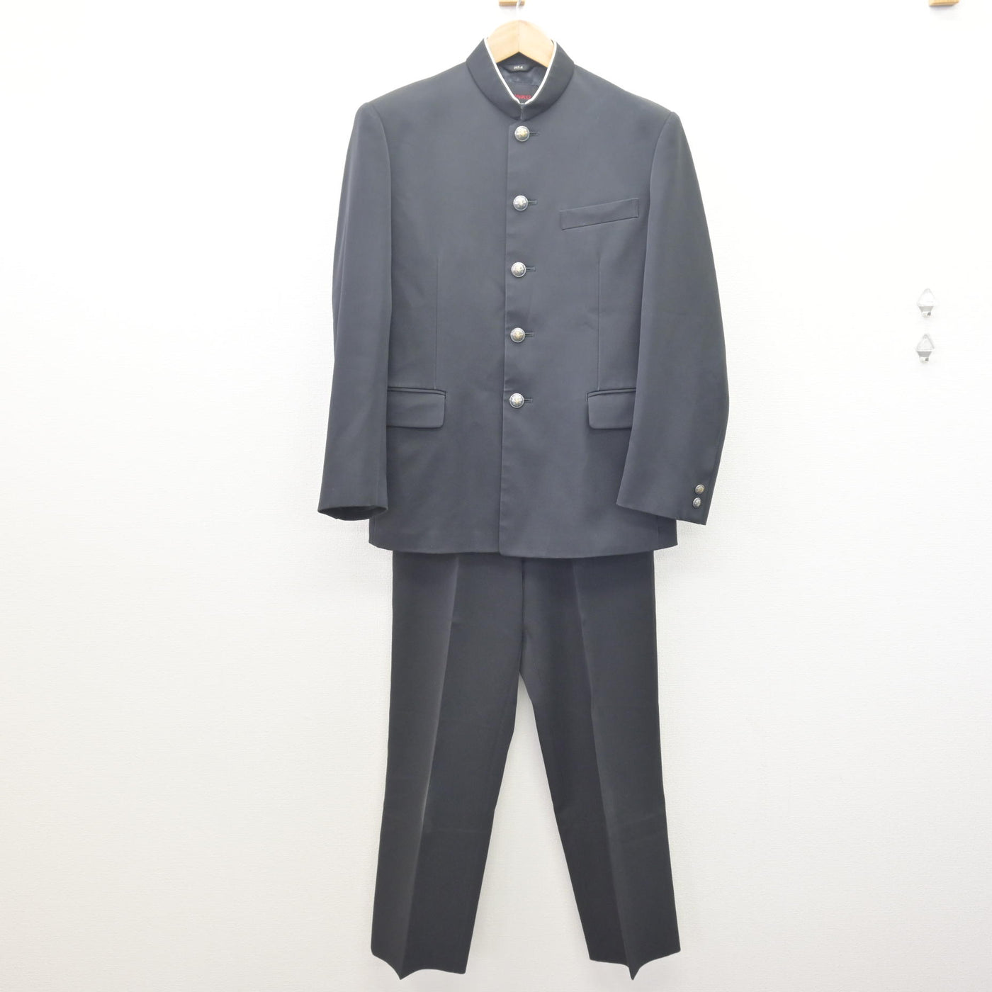 【中古】滋賀県 米原高等学校 男子制服 3点 (学ラン・ズボン・ズボン) sf111936