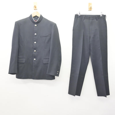 【中古】滋賀県 米原高等学校 男子制服 3点 (学ラン・ズボン・ズボン) sf111936