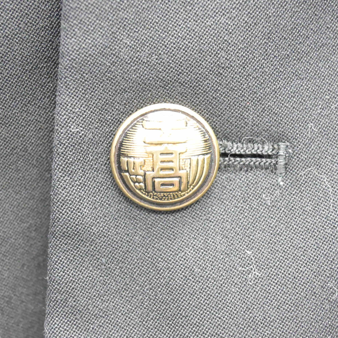 中古】群馬県 渋川工業高等学校 男子制服 1点 (学ラン) sf111946