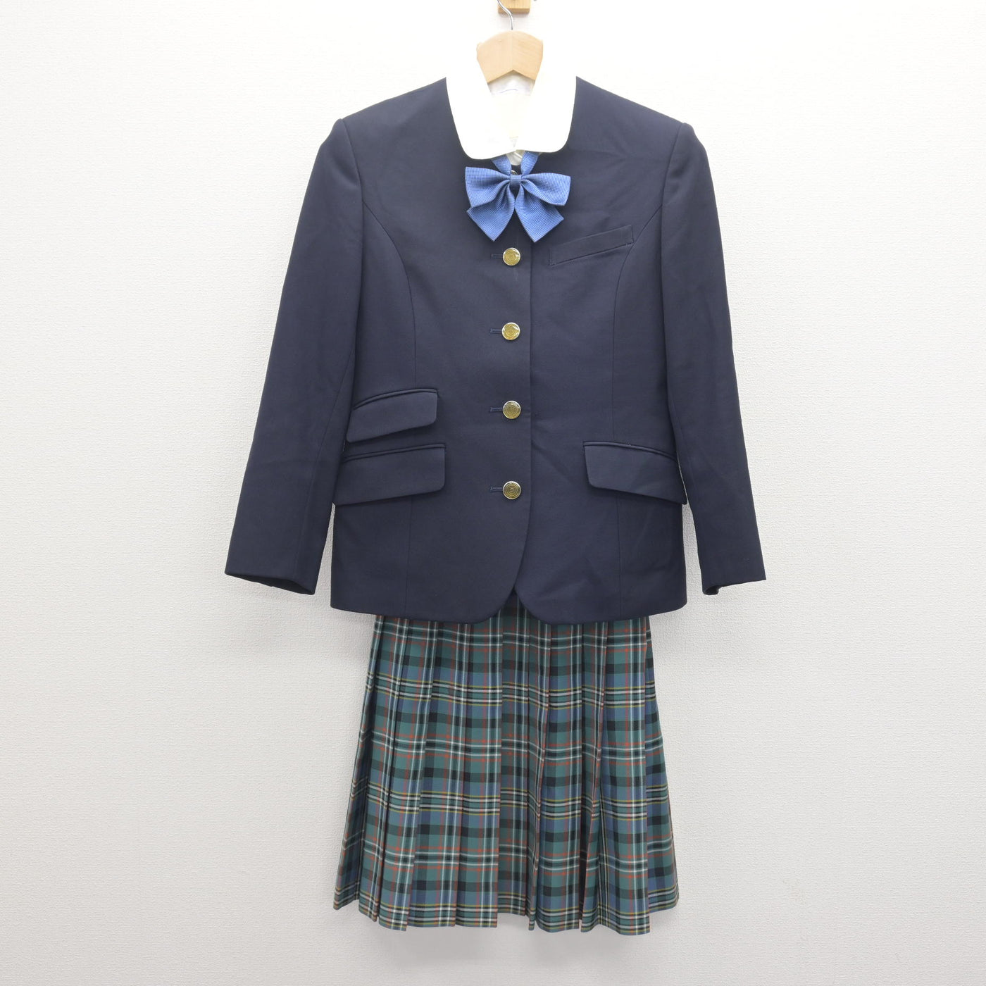 【中古】埼玉県 獨協埼玉中学高等学校 女子制服 5点 (ブレザー・シャツ・スカート) sf112007