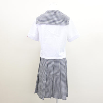 【中古】埼玉県 武蔵越生高等学校 女子制服 3点 (セーラー服・スカート) sf112027