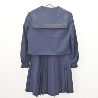 【中古】埼玉県 さいたま市立浦和高等学校 女子制服 4点 (セーラー服・スカート) sf112043