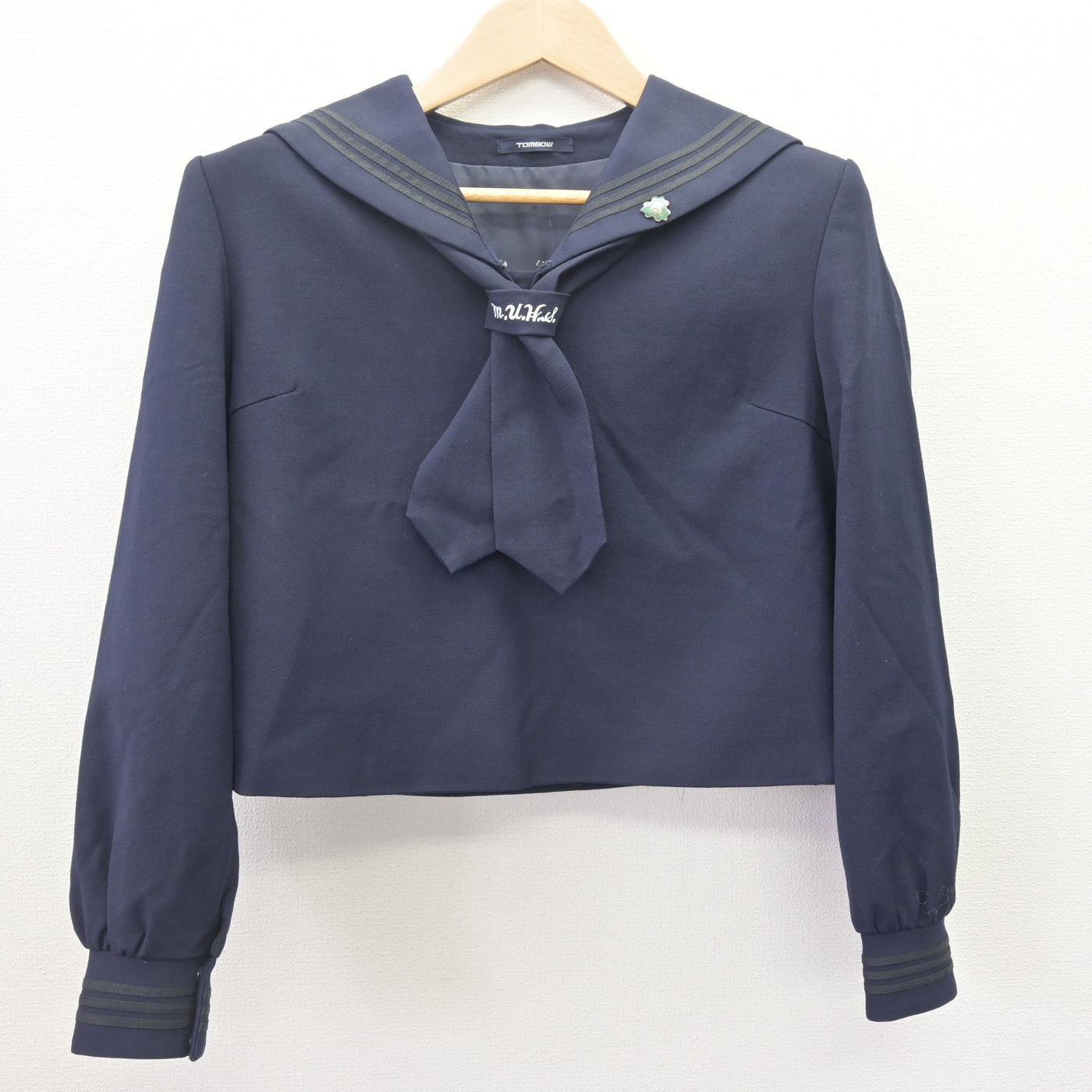 【中古】埼玉県 さいたま市立浦和高等学校 女子制服 4点 (セーラー服・スカート) sf112043