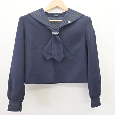 【中古】埼玉県 さいたま市立浦和高等学校 女子制服 4点 (セーラー服・スカート) sf112043