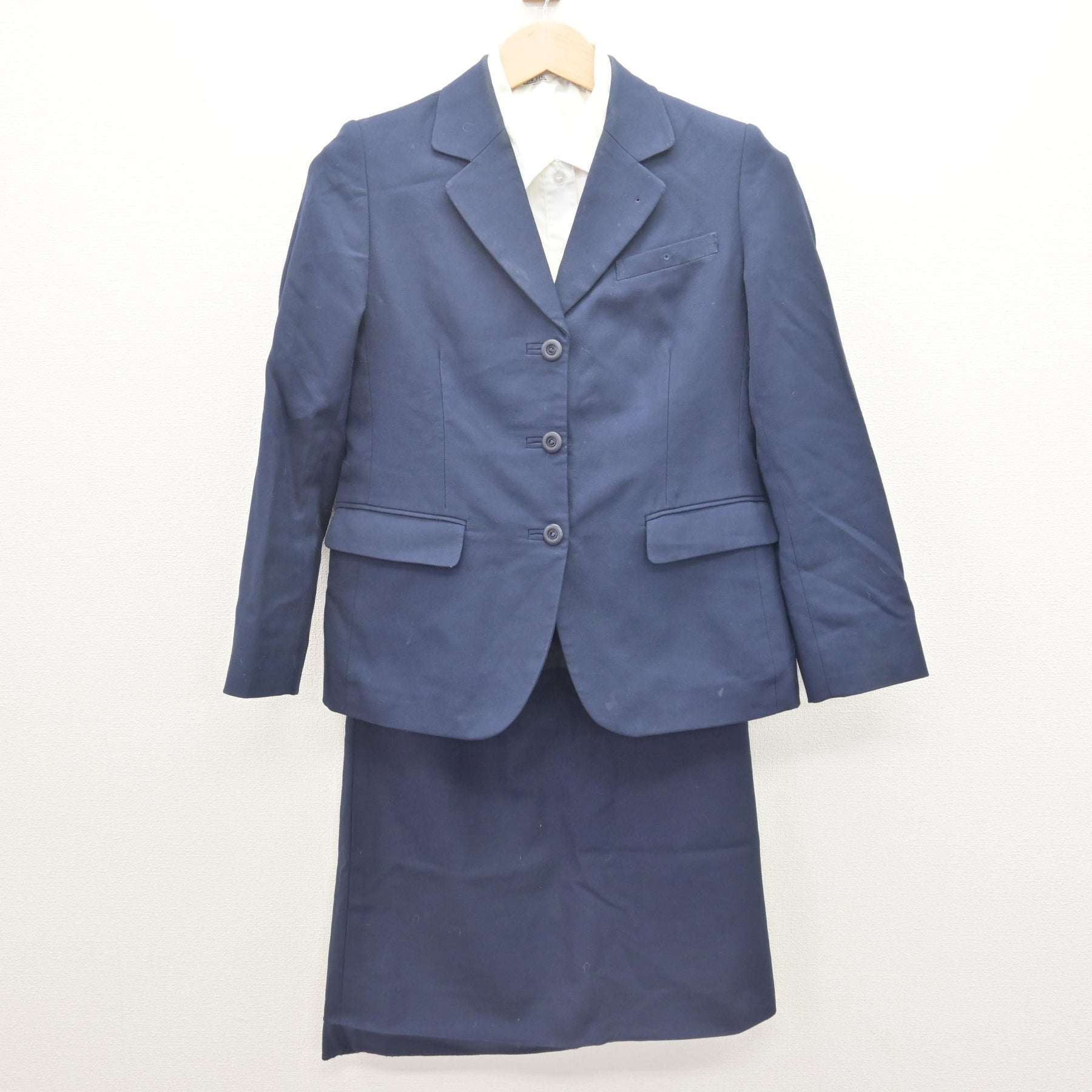 中古】福岡県 小倉商業高等学校/旧制服 女子制服 4点 (ブレザー