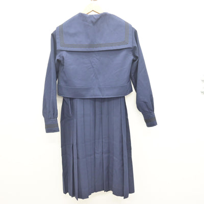 【中古】福岡県 菅生中学校 女子制服 2点 (セーラー服・ジャンパースカート) sf112060