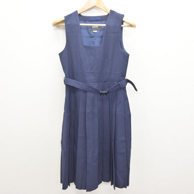 【中古】福岡県 菅生中学校 女子制服 2点 (セーラー服・ジャンパースカート) sf112060