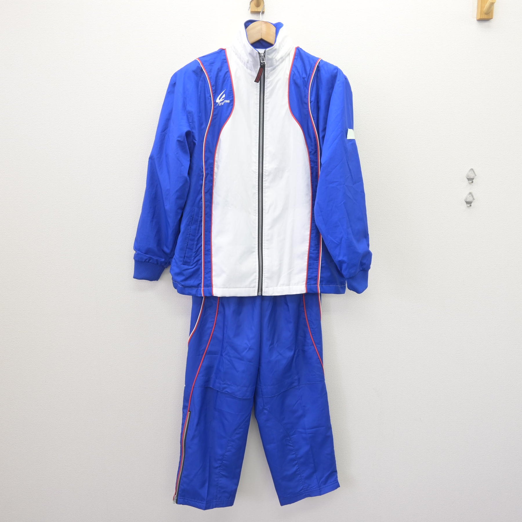 中古】埼玉県 高萩中学校 女子制服 2点 (ジャージ 上・ジャージ