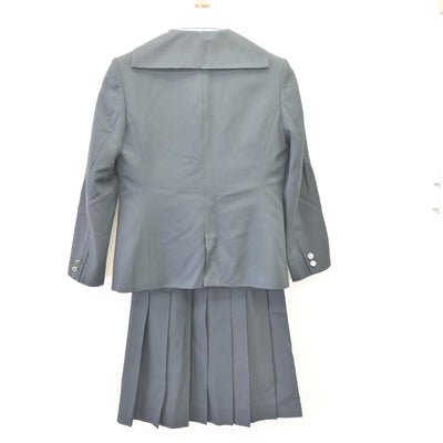 【中古】長崎県 佐世保北高等学校 女子制服 4点 (ブレザー・ベスト・シャツ・スカート) sf112228