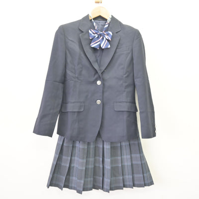 【中古】千葉県 市川大野高等学園 女子制服 3点 (ブレザー・スカート) sf112241