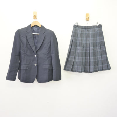 【中古】千葉県 市川大野高等学園 女子制服 3点 (ブレザー・スカート) sf112241