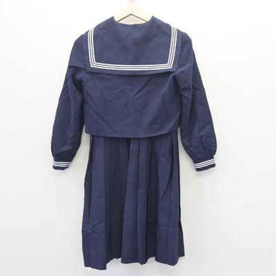 【中古】福岡県 筑紫女学園中学・高等学校 女子制服 3点 (セーラー服・ジャンパースカート) sf112250