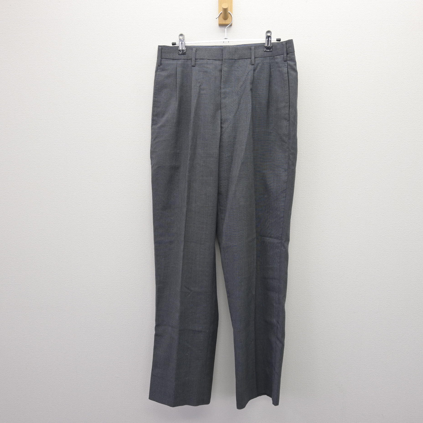 中古】神奈川県 湘南学院高等学校 男子制服 2点 (ニット・ズボン