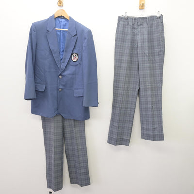 【中古】神奈川県 港南中学校 男子制服 3点 (ブレザー・ズボン・ズボン) sf112275