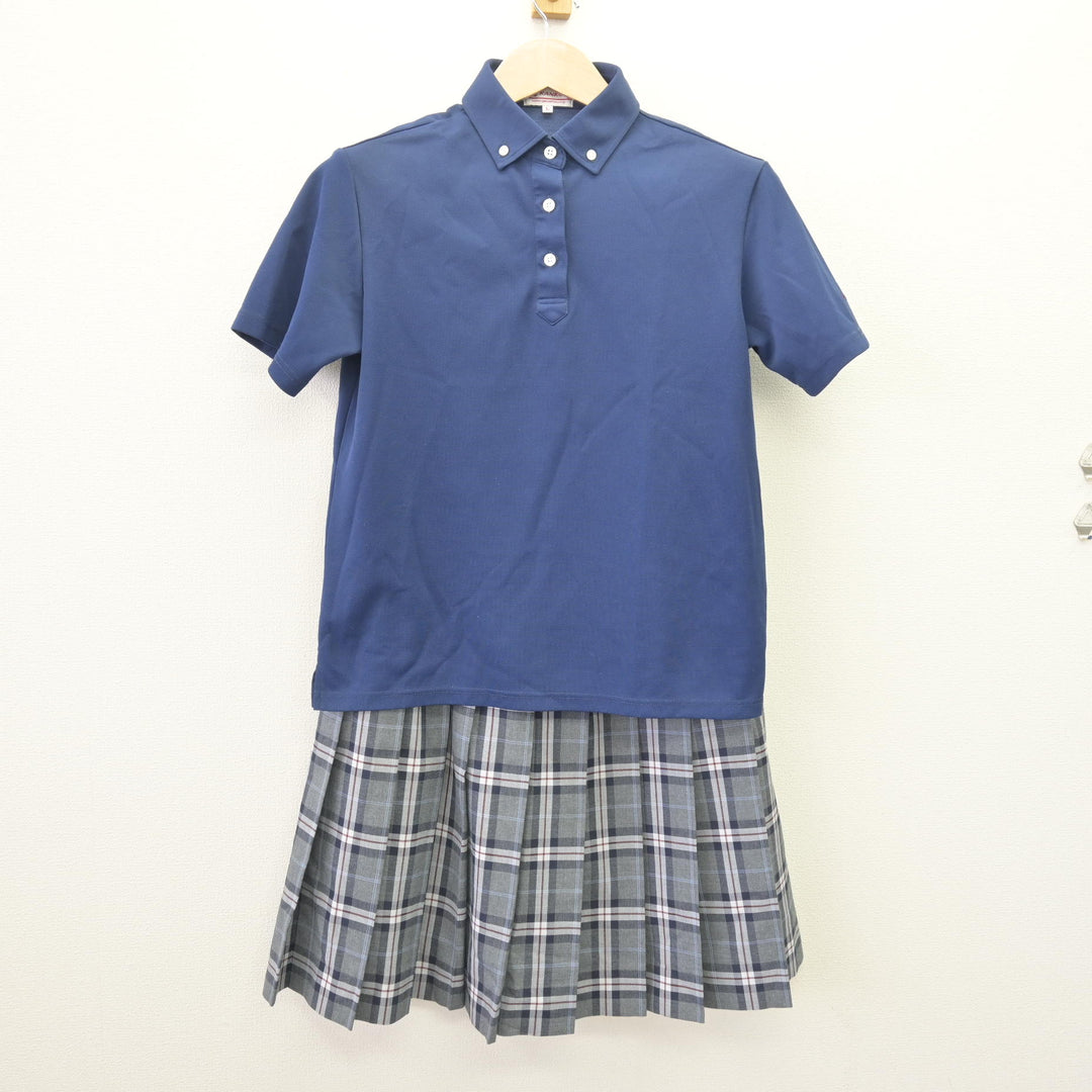 中古】埼玉県 昌平高等学校 女子制服 2点 (シャツ・スカート