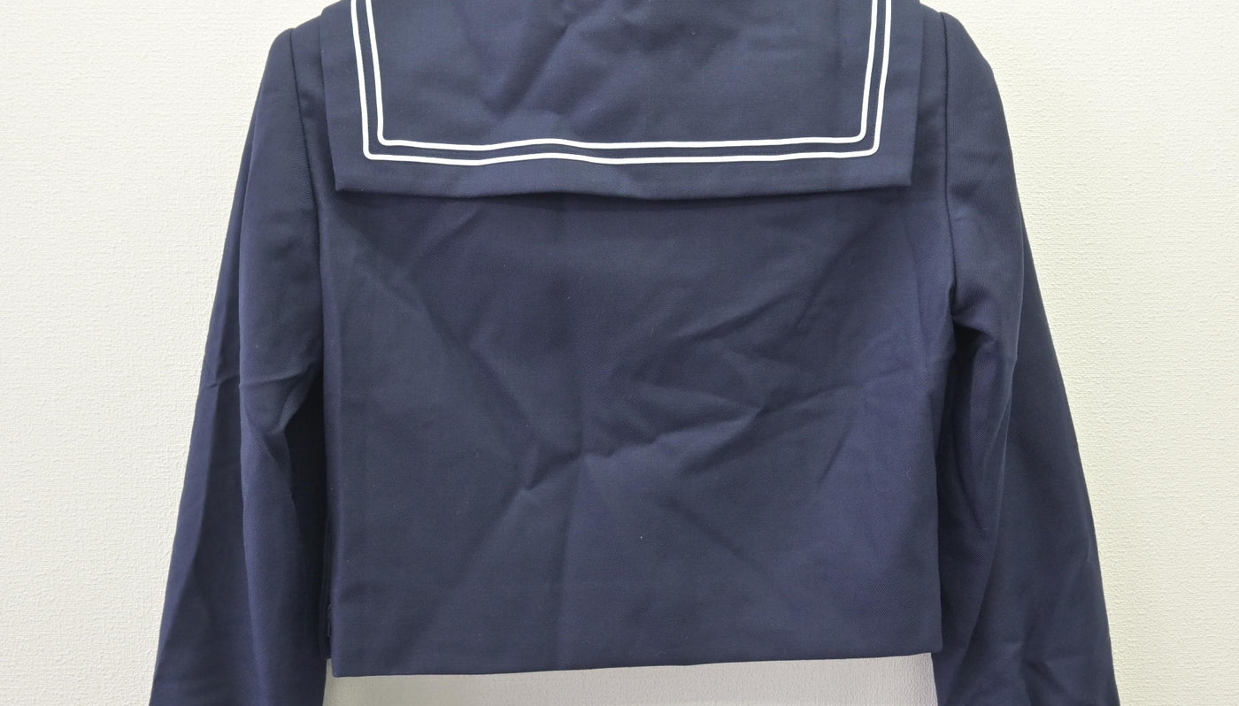 【中古】熊本県 出水南中学校 女子制服 3点 (セーラー服・ジャンパースカート) sf112423