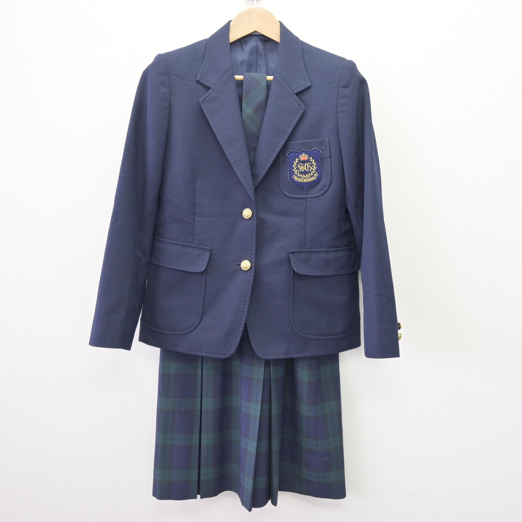 中古】沖縄県 沖縄尚学高等学校 女子制服 3点 (ブレザー