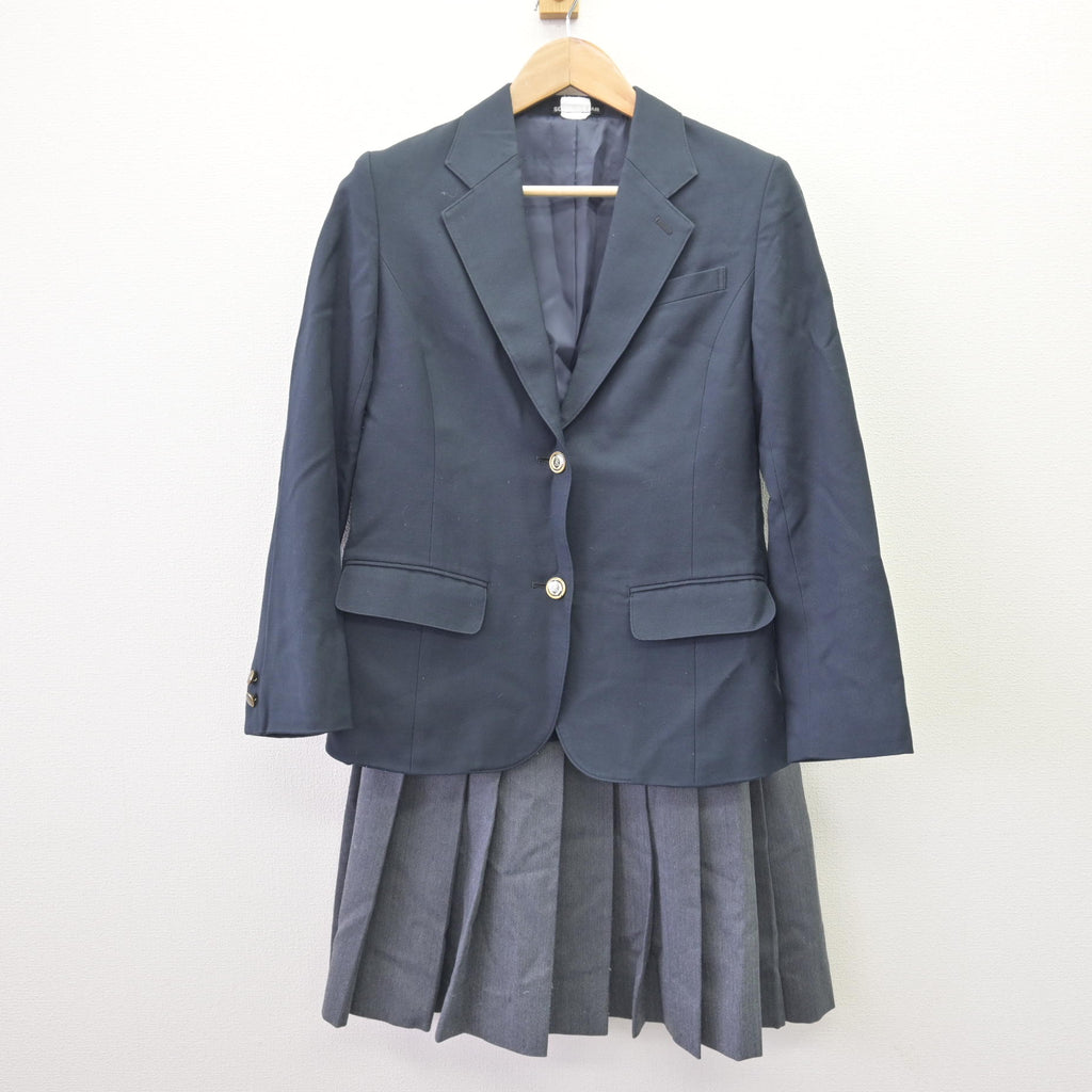 中古】東京都 片倉高等学校 女子制服 2点 (ブレザー・スカート