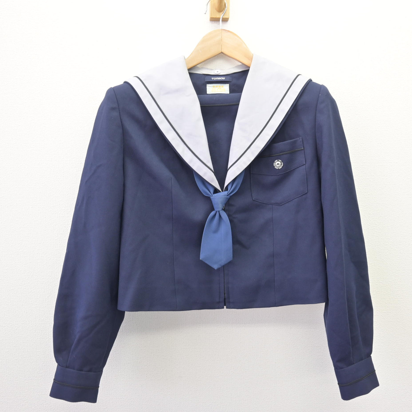 【中古】大阪府 登美丘中学校 女子制服 3点 (セーラー服・スカート) sf112566