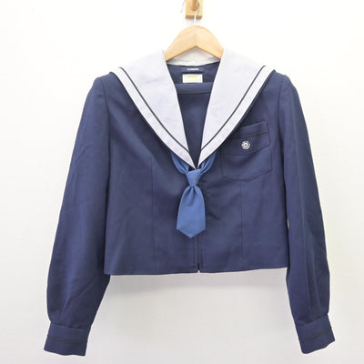 【中古】大阪府 登美丘中学校 女子制服 3点 (セーラー服・スカート) sf112566