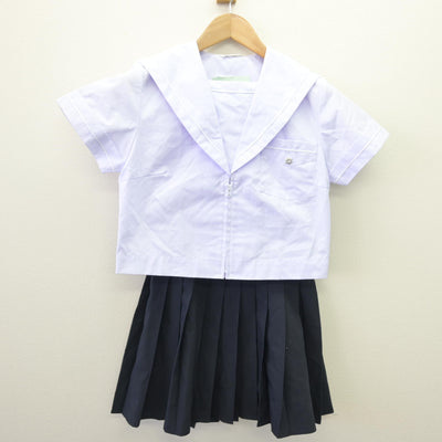 【中古】大阪府 登美丘中学校 女子制服 2点 (セーラー服・スカート) sf112567