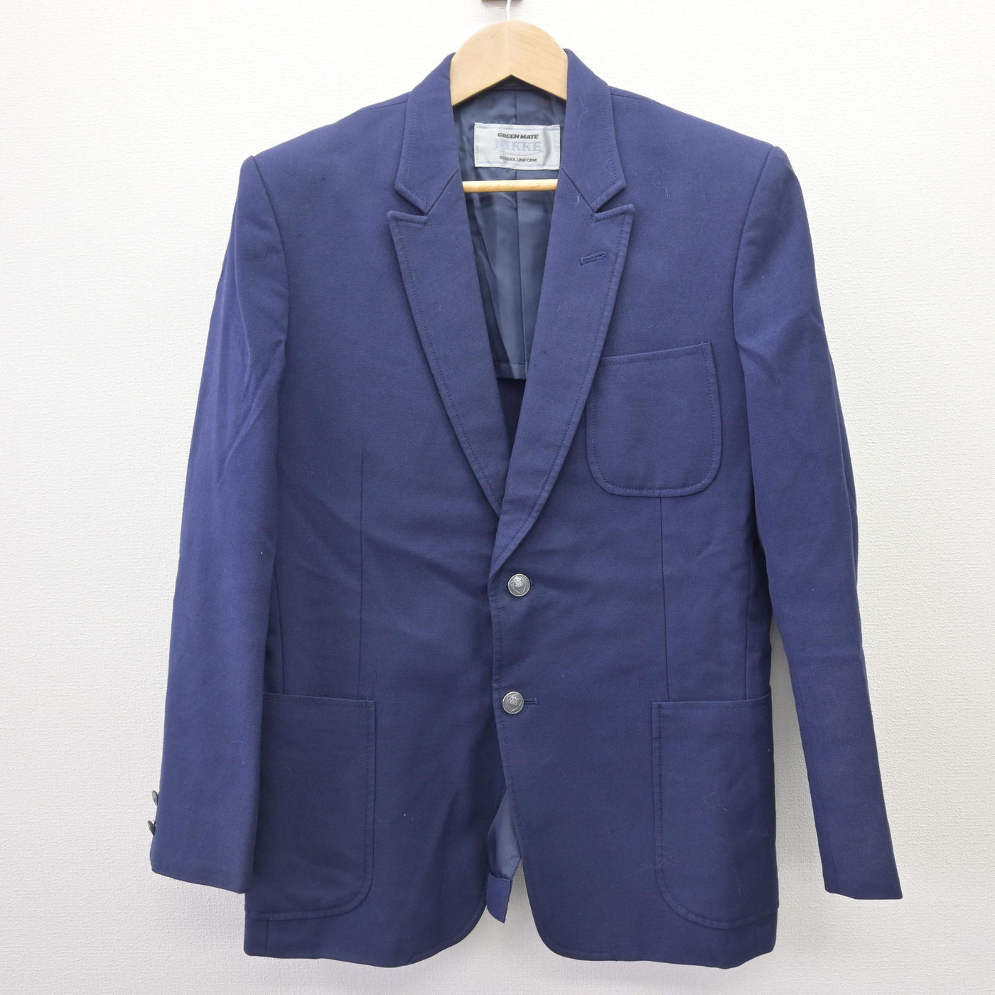 【中古】栃木県 宇都宮清陵高等学校 男子制服 2点 (ブレザー・ズボン) sf112623