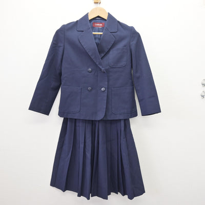 【中古】栃木県 阿久津中学校 女子制服 2点 (ブレザー・スカート) sf112626