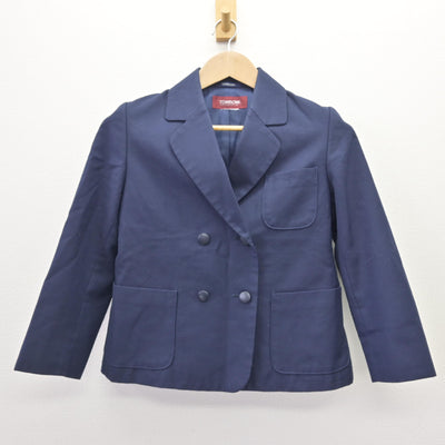 【中古】栃木県 阿久津中学校 女子制服 2点 (ブレザー・スカート) sf112626