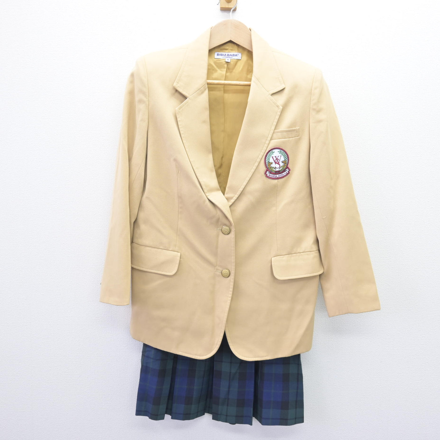【中古】シンガポール 早稲田大学系属早稲田渋谷シンガポール校 女子制服 2点 (ブレザー・スカート) sf112631