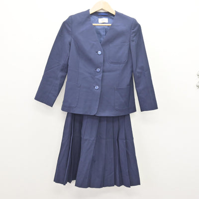 【中古】茨城県 牛久第一中学校 女子制服 3点 (ブレザー・スカート) sf112636