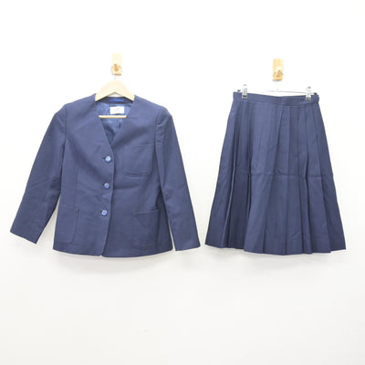 【中古】茨城県 牛久第一中学校 女子制服 3点 (ブレザー・スカート) sf112636