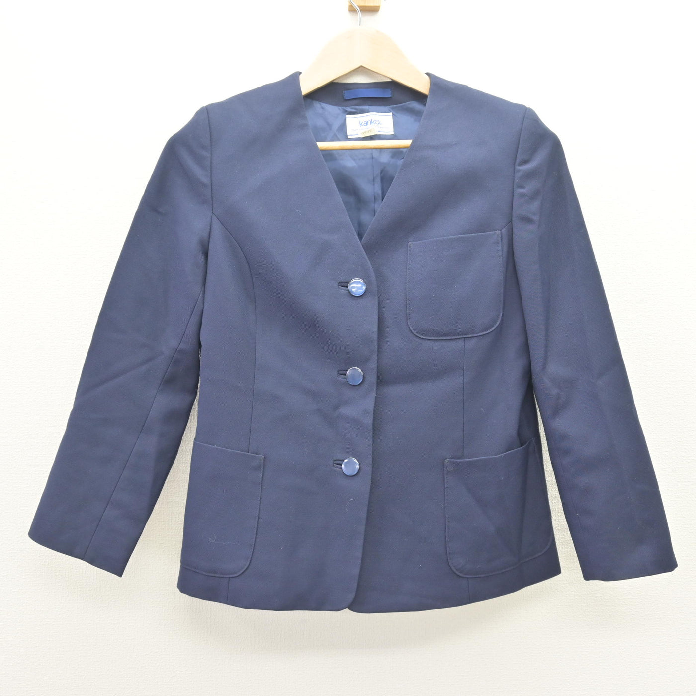 【中古】茨城県 牛久第一中学校 女子制服 3点 (ブレザー・スカート) sf112636