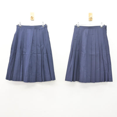 【中古】茨城県 牛久第一中学校 女子制服 3点 (ブレザー・スカート) sf112636
